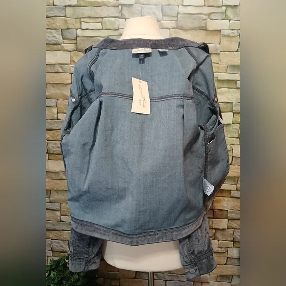 New XS Universal Thread Soft Chic Gray Jean Jacket - Picture 4 of 6